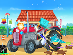 Truck wash games for boys Ảnh chụp màn hình 0