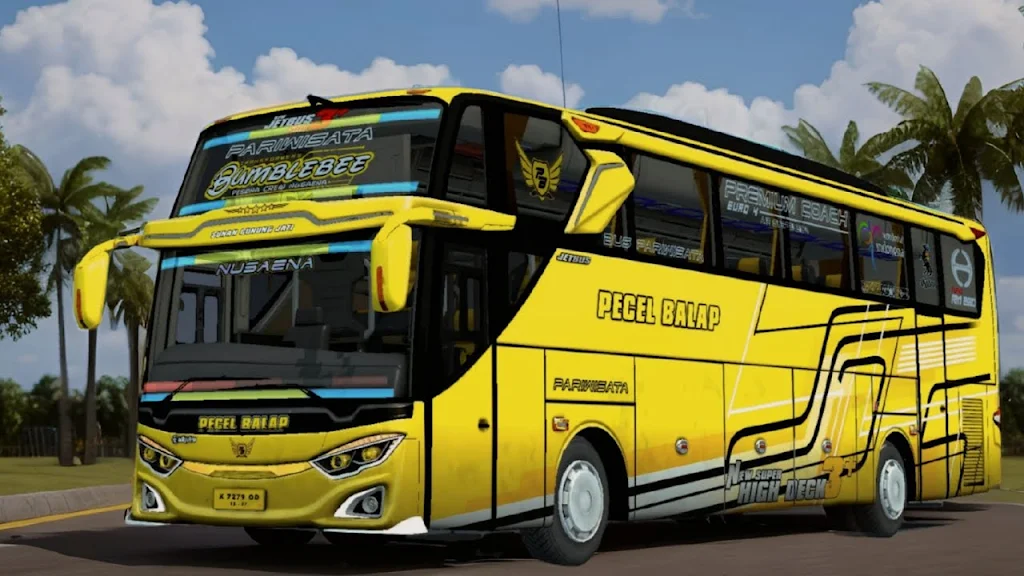 Bus Pecel Balap Bumblebee Captura de tela 0