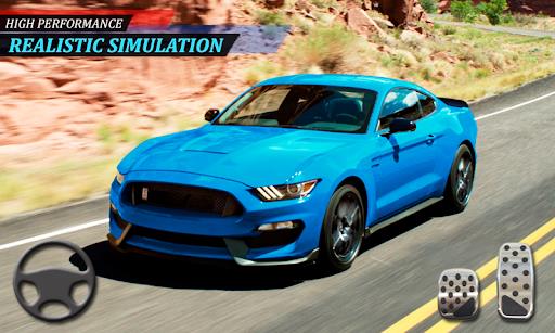 Mustang Car Simulator 3D Game ภาพหน้าจอ 3