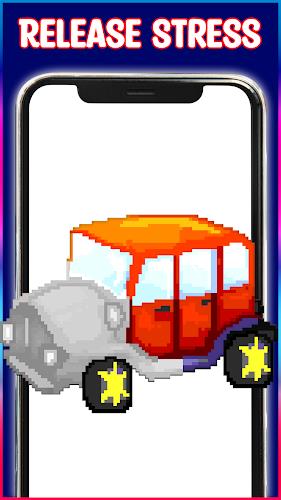 Cars Pixel Art Color by Number Скриншот 1