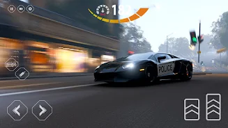 Policía Auto Carreras Juegos Captura de pantalla 3