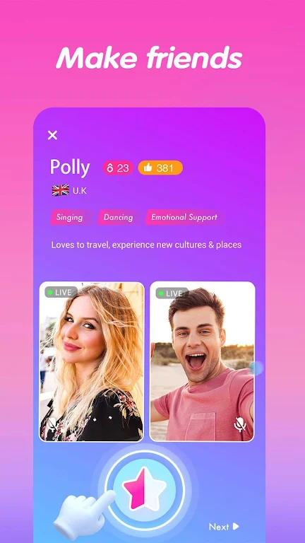Mixu: Chat de Video en Vivo Captura de pantalla 1