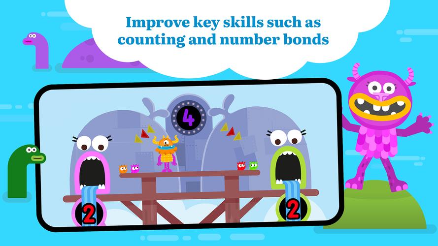 Teach Monster Number Skills 스크린샷 1