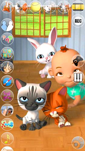 Talking 3 Friends Cats & Bunny スクリーンショット 3