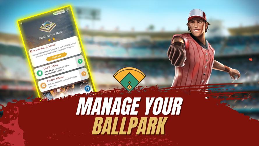 Astonishing Baseball Manager ဖန်သားပြင်ဓာတ်ပုံ 3