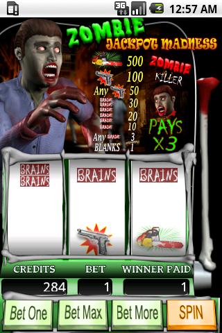Zombie Jackpot Madness ဖန်သားပြင်ဓာတ်ပုံ 0