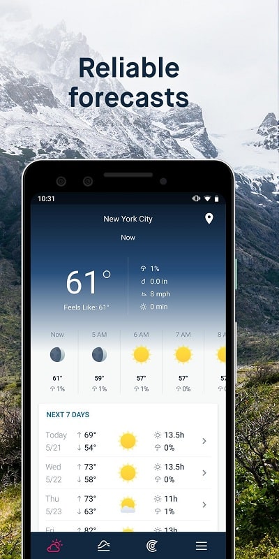 WeatherPro應用截圖第1張