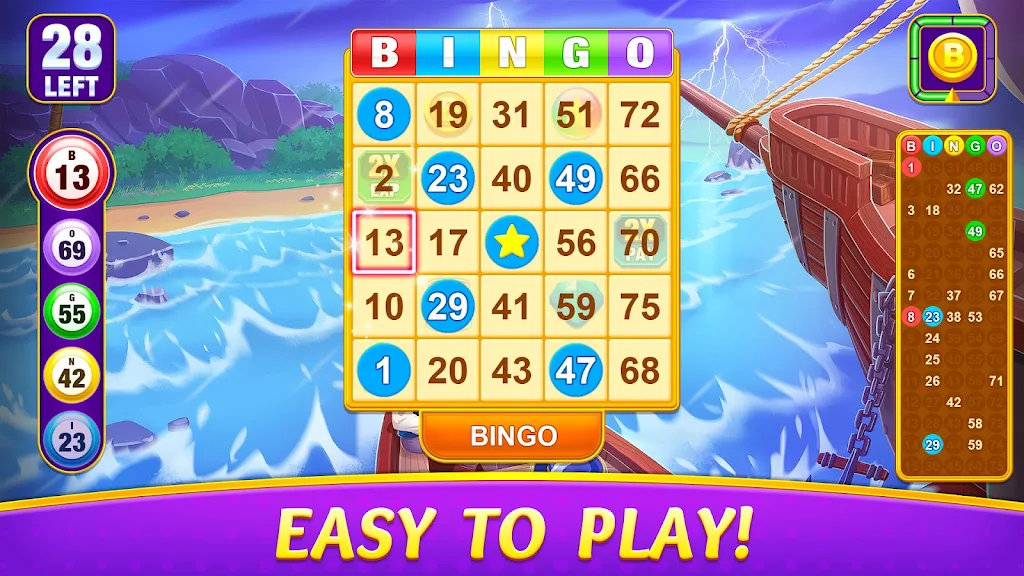 Bingo Alpha - Offline Games Capture d'écran 1