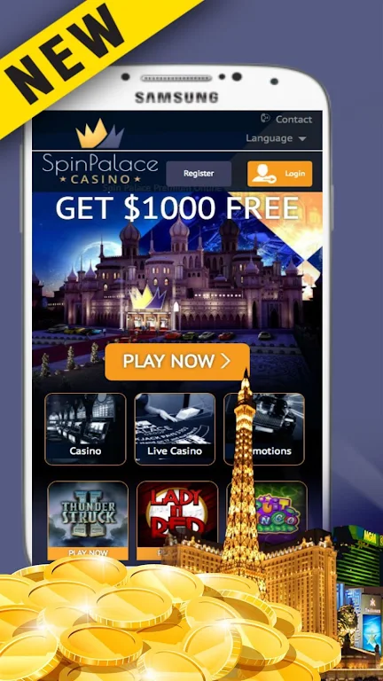 SPINPALACE - New Bonuses Ảnh chụp màn hình 0