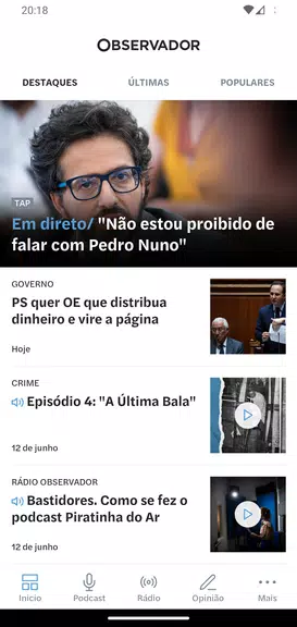 Observador Captura de tela 0