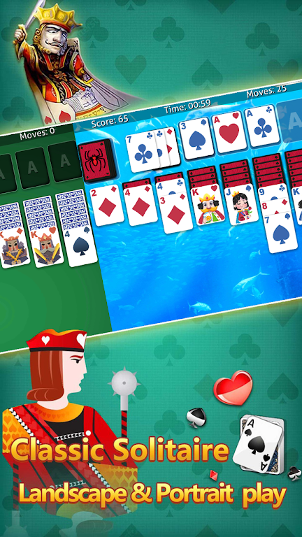 klondike solitaire :card shark應用截圖第1張