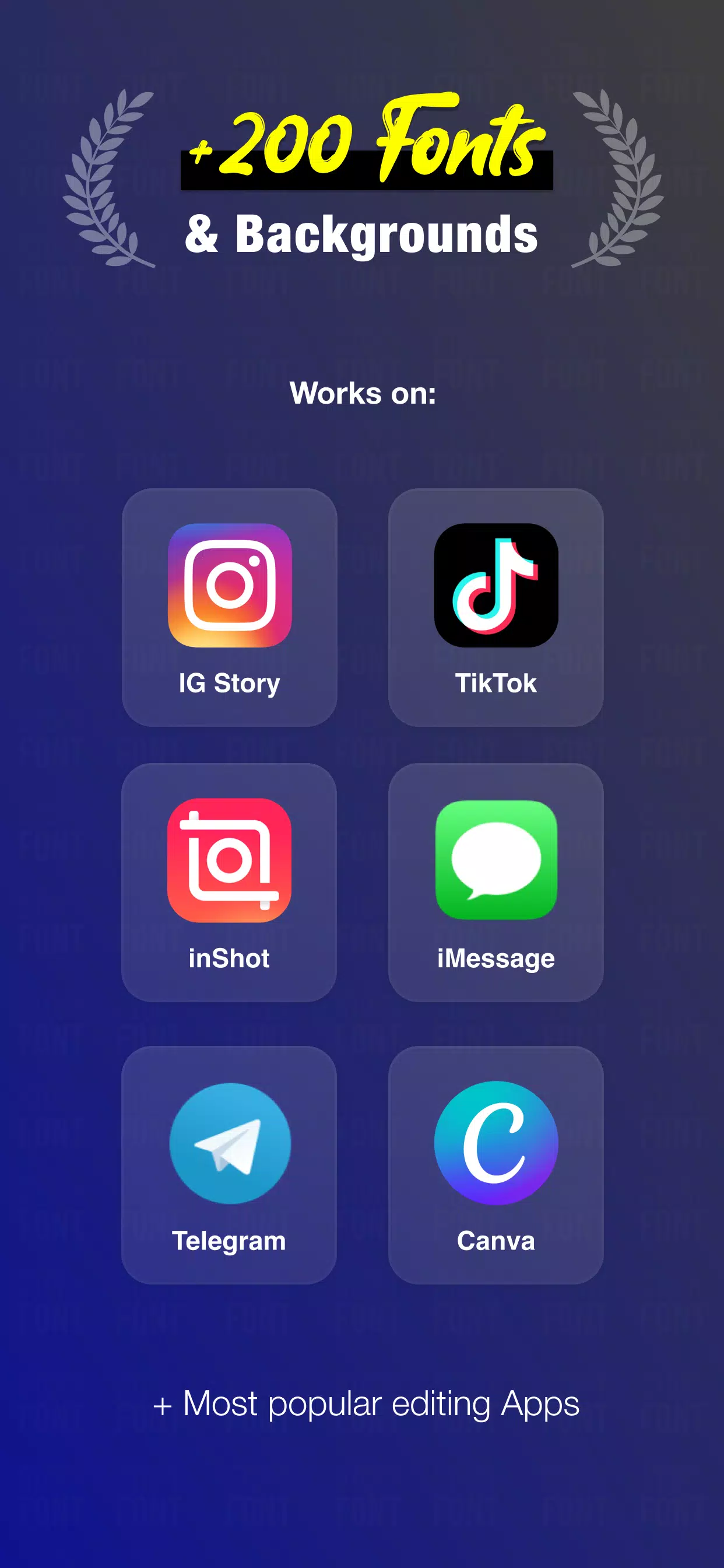 StoryFont for Instagram Story ภาพหน้าจอ 1