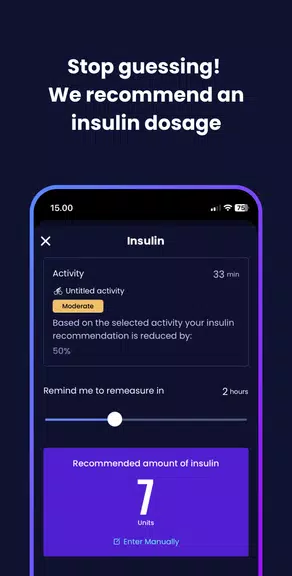 Hedia Diabetes Assistant Captura de pantalla 1