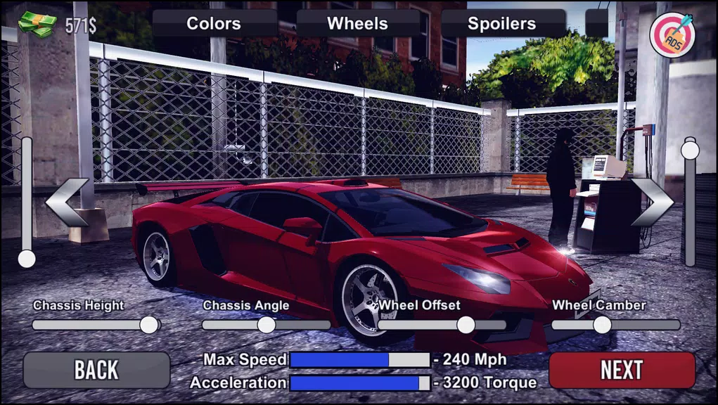 Megane Drift Simulator Tangkapan skrin 2