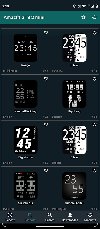 Watchfaces for Amazfit Watches Tangkapan skrin 3