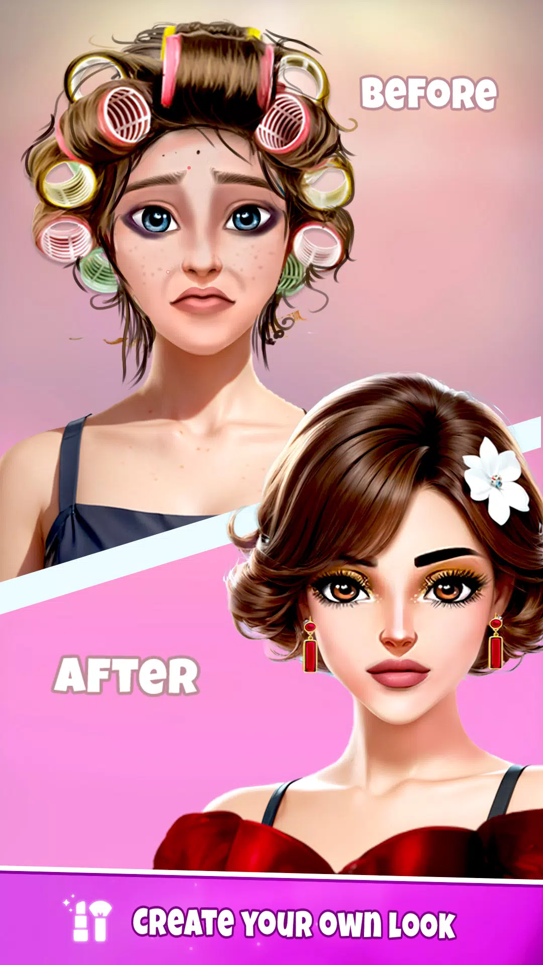 Fashion Dress Up, Makeup Game スクリーンショット 1