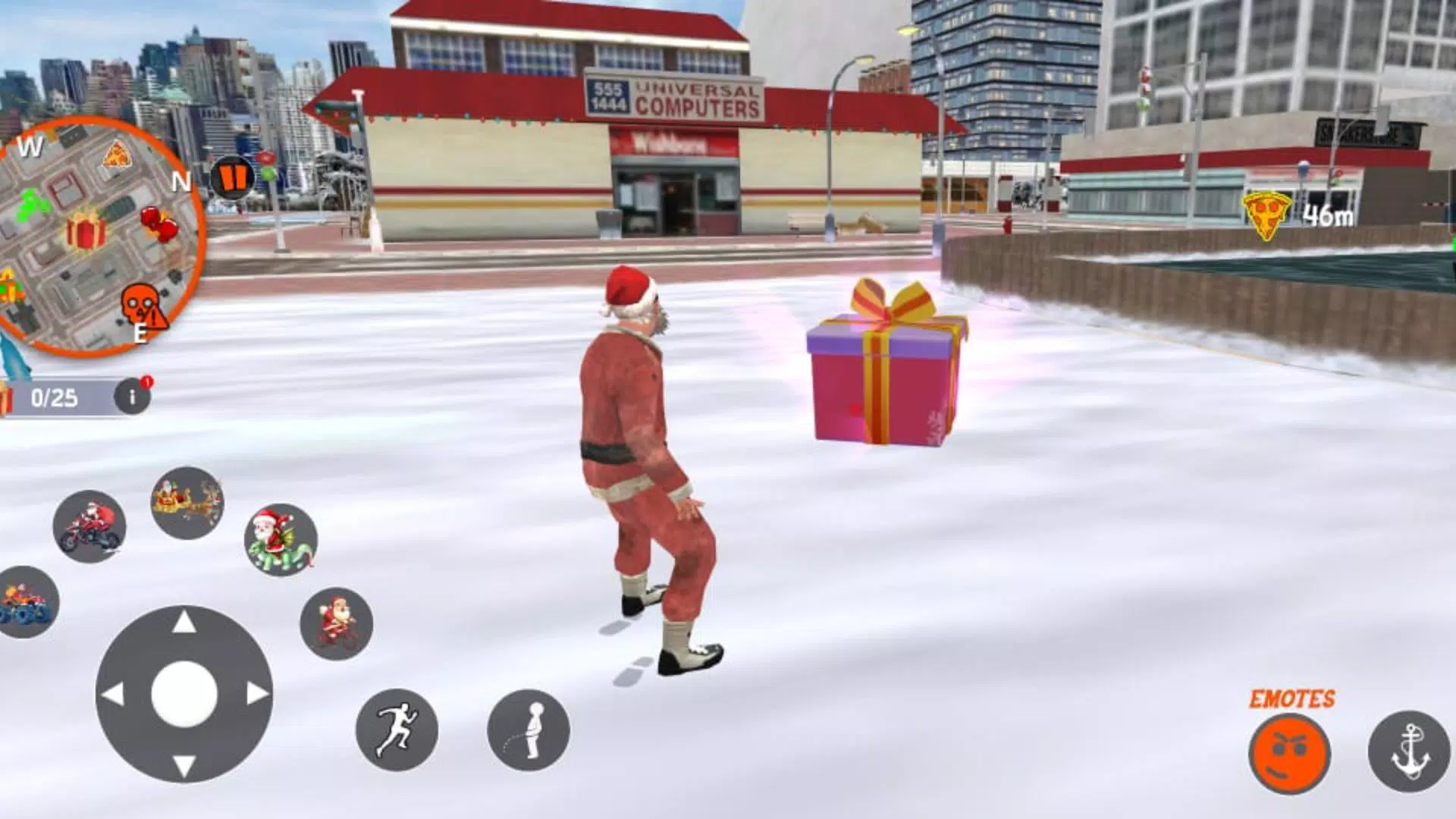 Gangster Santa Openworld Game Скриншот 2