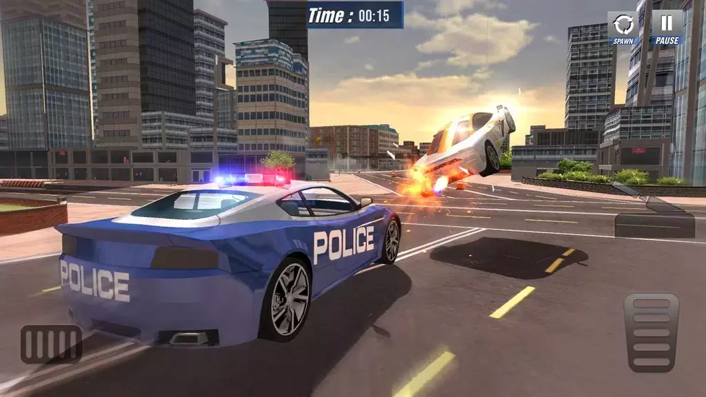 Police Car Sim Capture d'écran 1