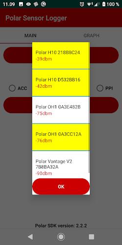 Polar Sensor Logger Скриншот 1