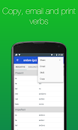 Italian Verb Conjugator Captura de pantalla 3