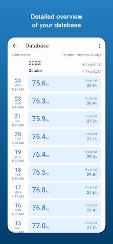 Libra Weight Manager スクリーンショット 2