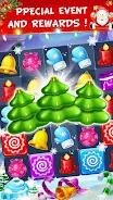 Candy Christmas Match 3 Tangkapan skrin 3