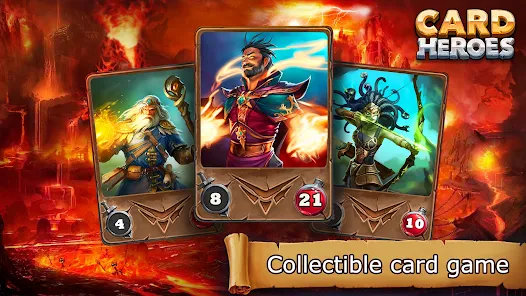 Card Heroes: TCG/CCG deck Wars Mod Ảnh chụp màn hình 1