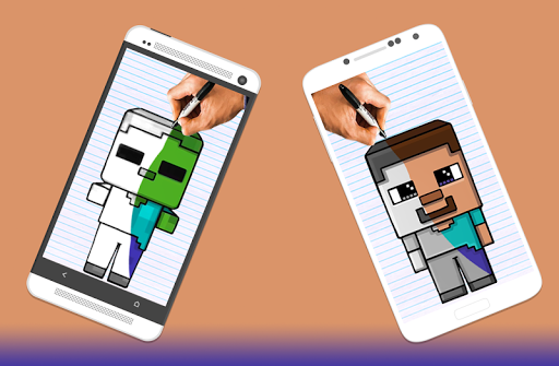 How to draw Minecraft Characters by Drawings Apps ภาพหน้าจอ 3