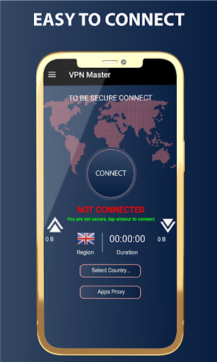 VPN Proxy Master Safe & secure 스크린샷 1