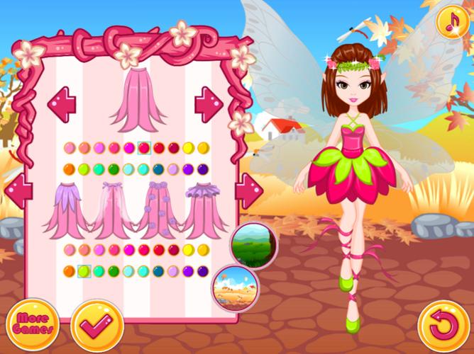 Fairy Dress Up - Girls Games Capture d'écran 3