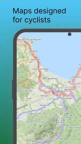 World Bike Map: GPS Navigation Zrzut ekranu 1