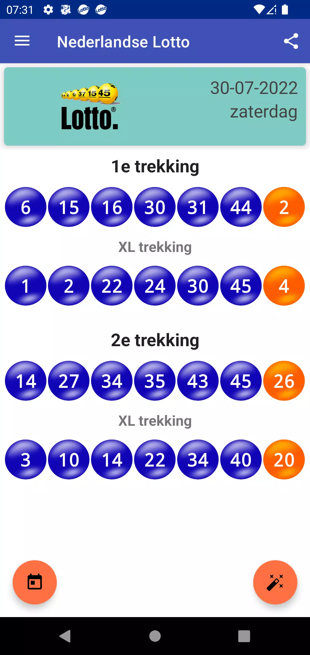 Nederlandse Lotto Voorspelling应用截图第0张