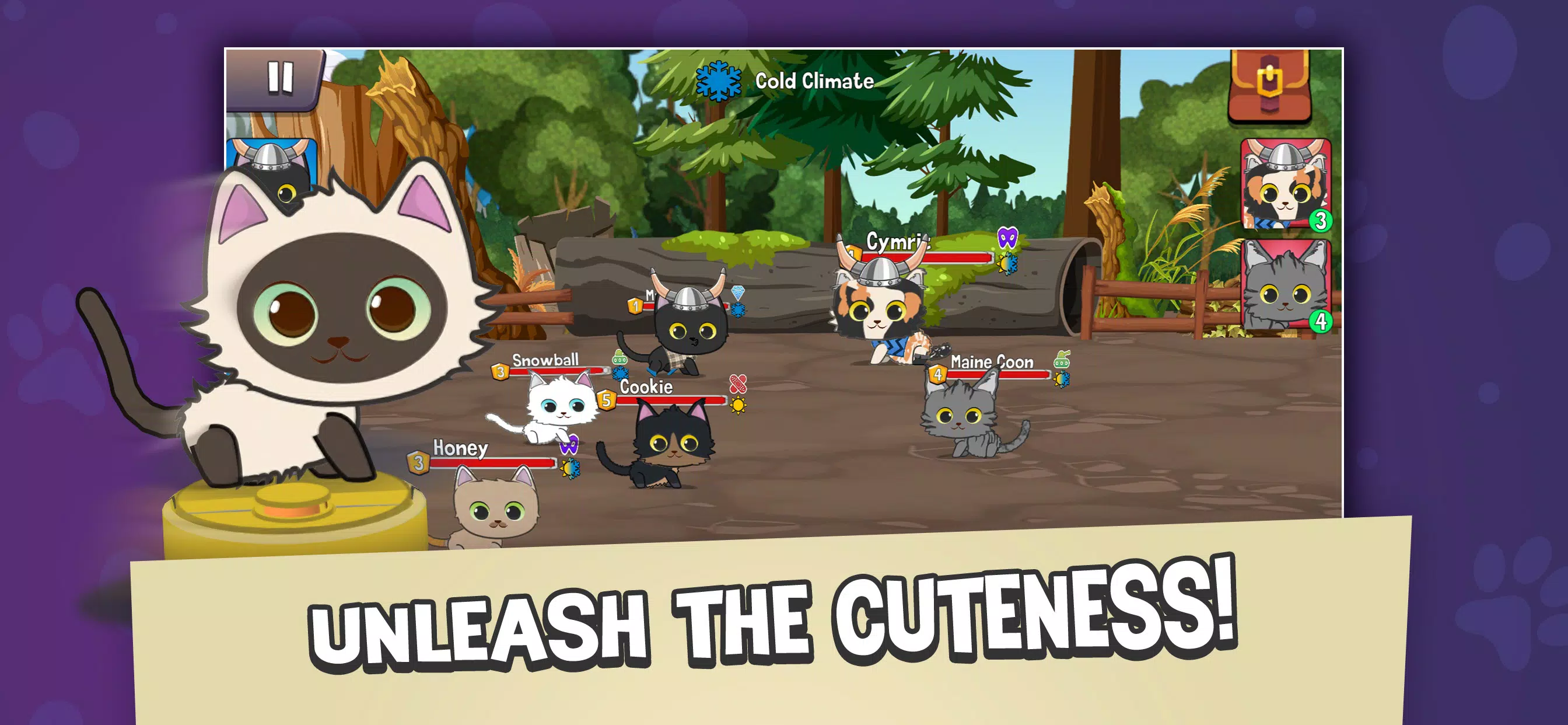 Cute Cat RPG ภาพหน้าจอ 0