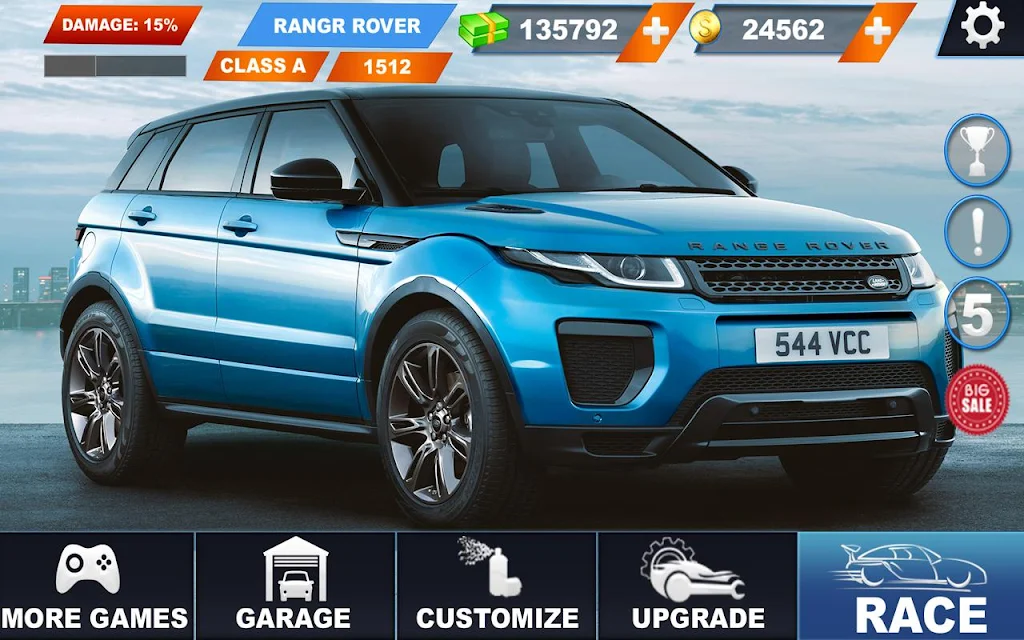 Range Rover City Driving: lx crazy car stunts スクリーンショット 0