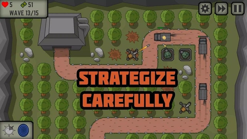 Tactical War: Tower Defense Tangkapan skrin 1