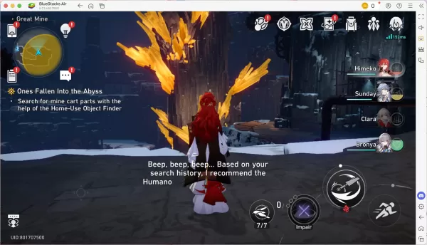 Начните Honkai: Star Rail Adventures на Mac с BlueStacks Air