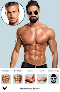 Man Fit Body Photo Editor: Abs Captura de tela 0