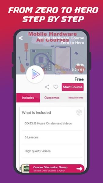 Zuber Mobile Courses Ảnh chụp màn hình 2