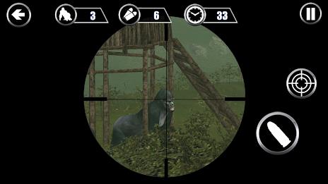 Gorilla Hunter: Hunting games Captura de tela 0