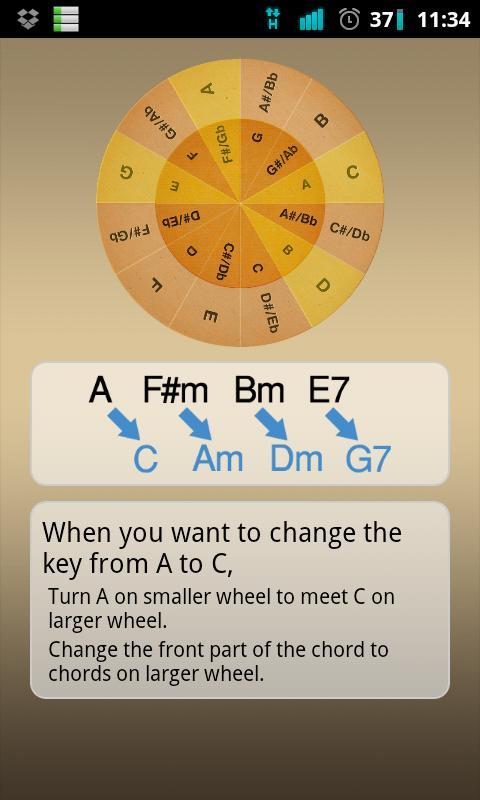 Schermata Transposing Helper 3