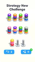 Nuts & Bolts, Color Screw Sort Screenshot 1