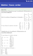 Matrice : Gauss-Jordan Скриншот 2