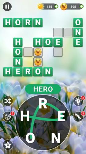Word Cross Flower Garden Zrzut ekranu 1