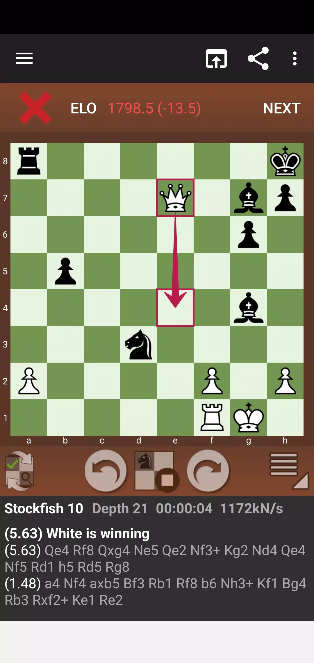 Fun Chess Puzzles ဖန်သားပြင်ဓာတ်ပုံ 2
