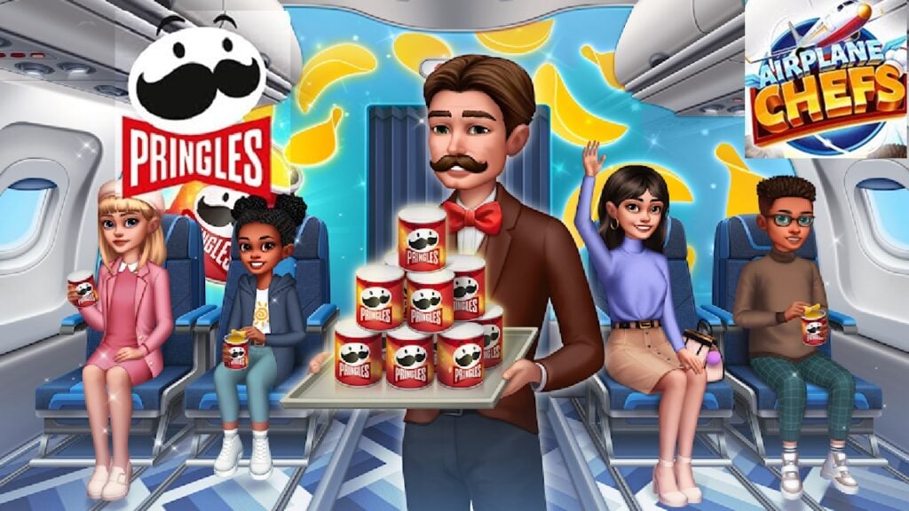 ¡Los chefs de avión trae el mejor refrigerio, Pringles, a bordo!