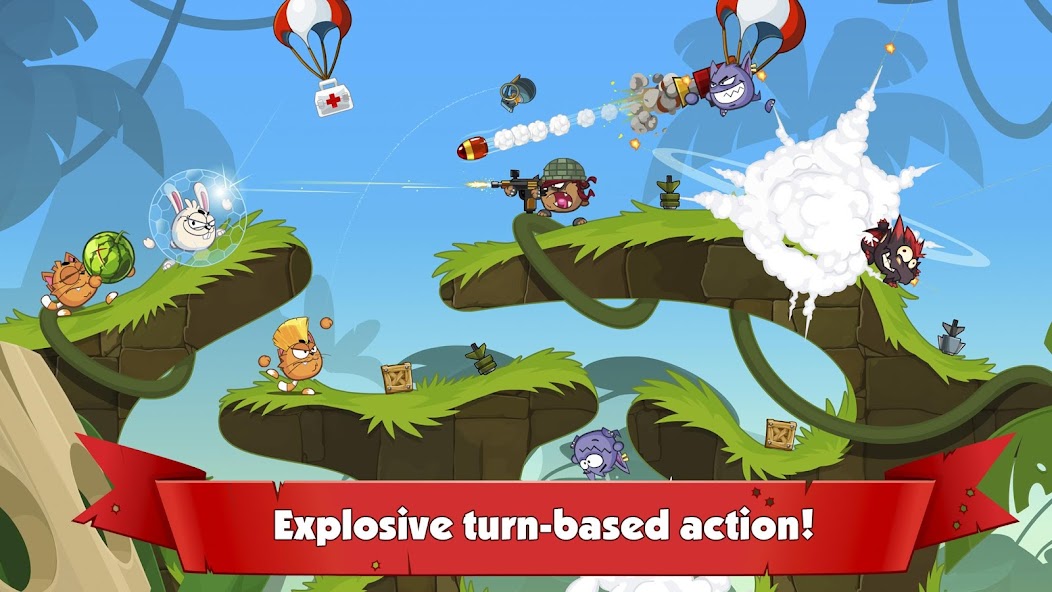 Schermata Wormix: PvP Tactical Shooter Mod 0