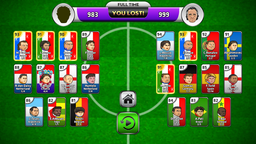 Head Soccer Cards Tangkapan skrin 0