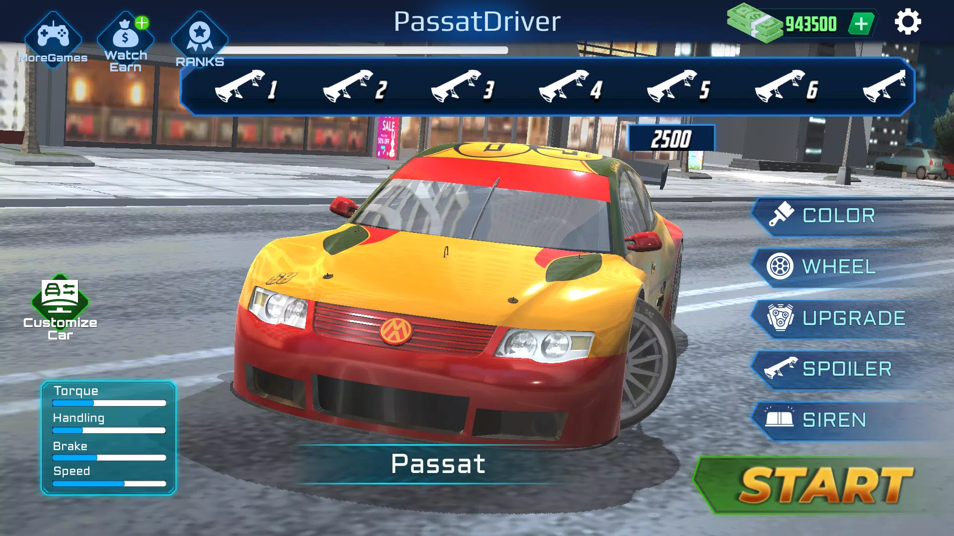 Passat High-Speed Traffic Race Schermafbeelding 3