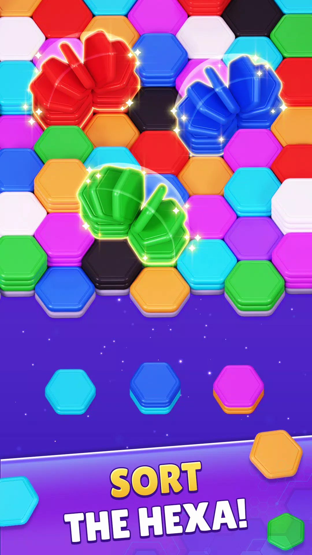Color Hexa Sort Puzzle Game Zrzut ekranu 1