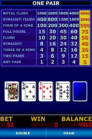 Double Down Stud Poker ဖန်သားပြင်ဓာတ်ပုံ 1